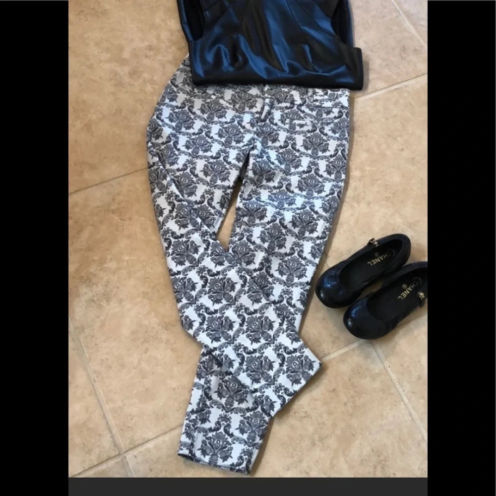 Anthropology floral print pants